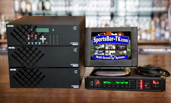 SportsBar-TV Systems - Modula Component Switch with SBTouch System SportsBar-TV Systems - Modula Component Switch with SBTouch System